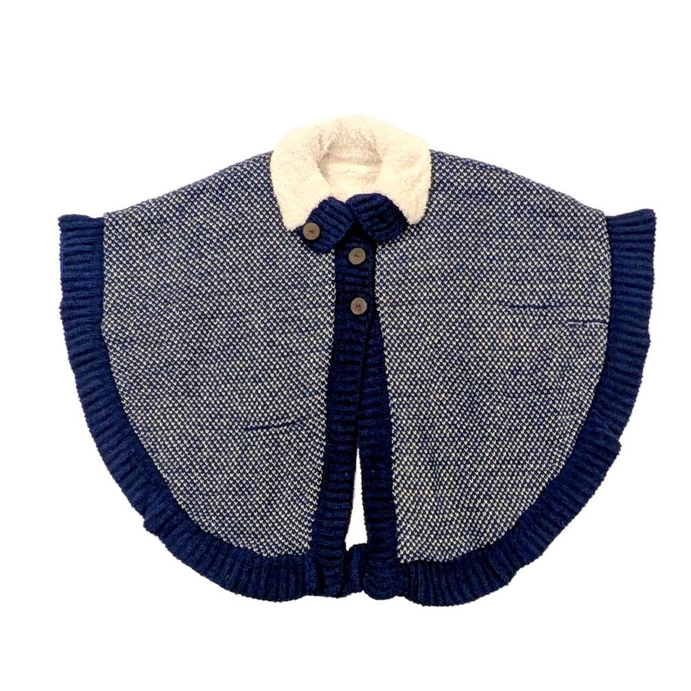 Vintage Blue & Cream Cape